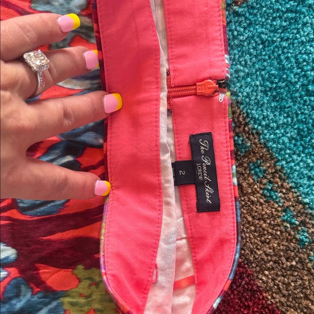 J. Crew Multicolor Floral Pencil Skirt - Picture 2 of 3
